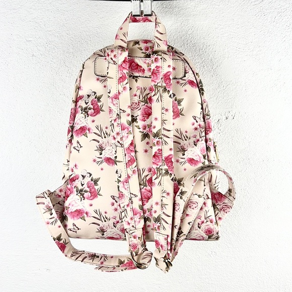 CALL IT SPRING |🌹🦋Roses Butterflies Print Multi-Pocket Adjustable Backpack Bag - Picture 6 of 14
